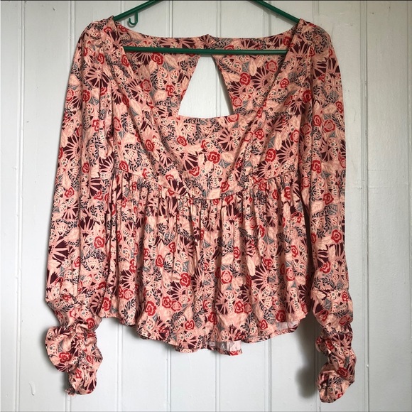 FREE PEOPLE floral blouse - Picture 5 of 8